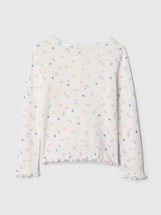 haut henley en maille ajourée pour bébé et tout-petit