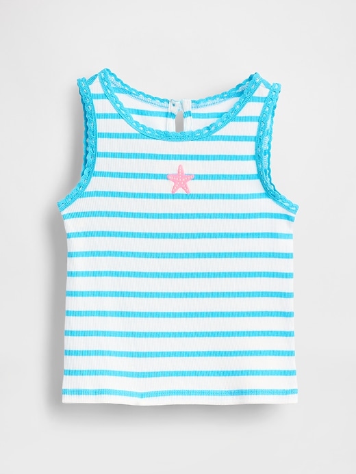 débardeur côtelé à motifs pour bébé et tout-petit