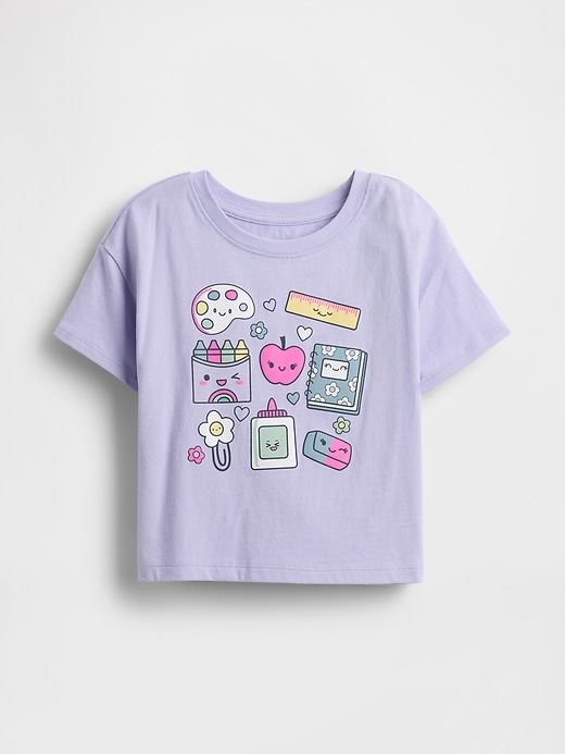 t-shirt graphique décontracté à assortir pour bébés et tout-petits