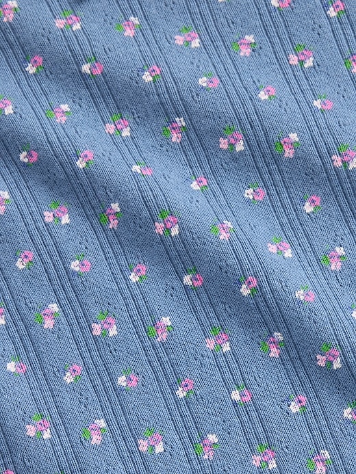 t-shirt à côtes pointelle pour bébé et tout-petit