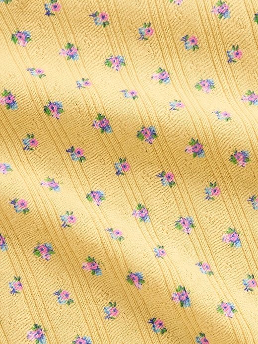 t-shirt à côtes pointelle pour bébé et tout-petit