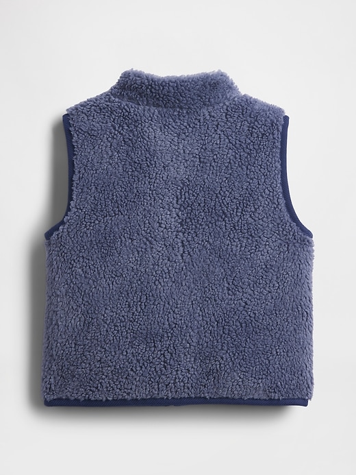 gilet utilitaire en sherpa pour bébé et tout-petit