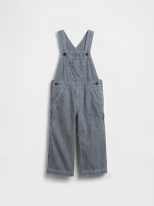 salopette ample à rayures en jean pour bébé et tout-petit