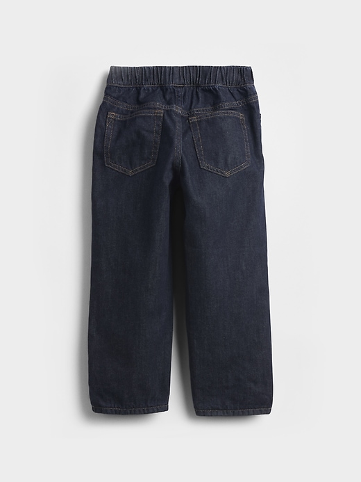 jeans amples doublés de flanelle pour bébés et tout-petits