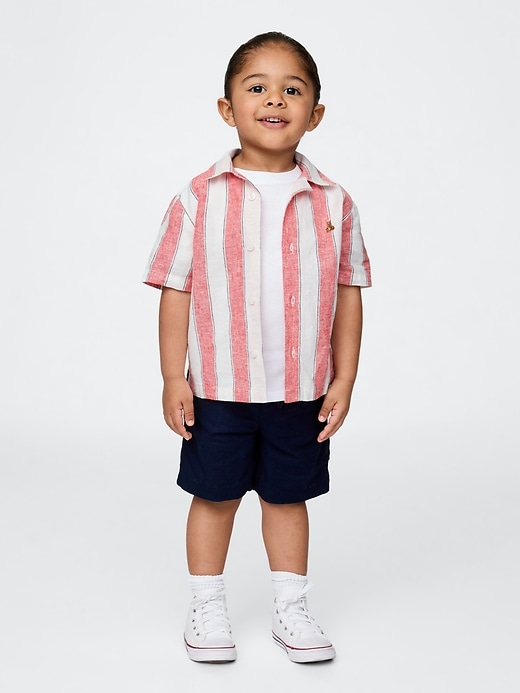 ensemble de plage en lin et coton pour bébé et tout-petit