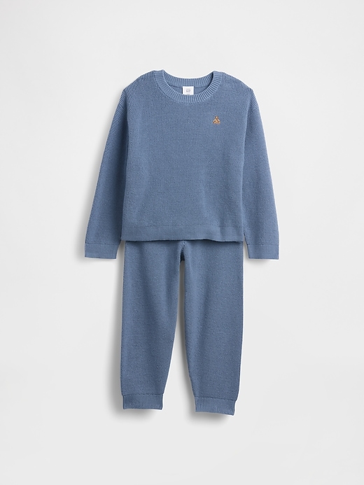 ensemble pull gaufré pour bébé et tout-petit