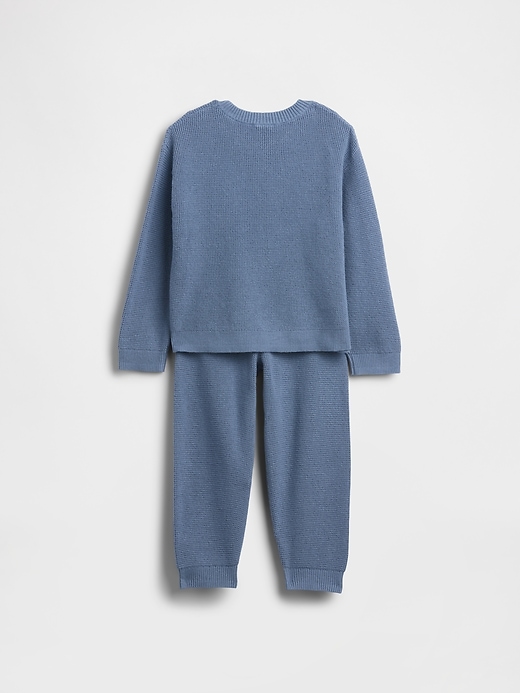 ensemble pull gaufré pour bébé et tout-petit