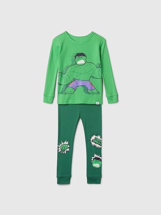 ensemble pyjama bébé et tout-petit marvel en coton bio brossé
