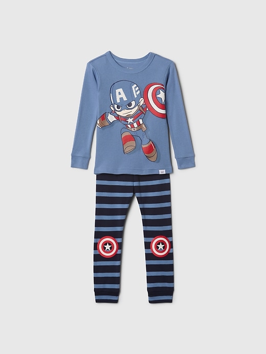 ensemble pyjama bébé et tout-petit marvel en coton bio brossé
