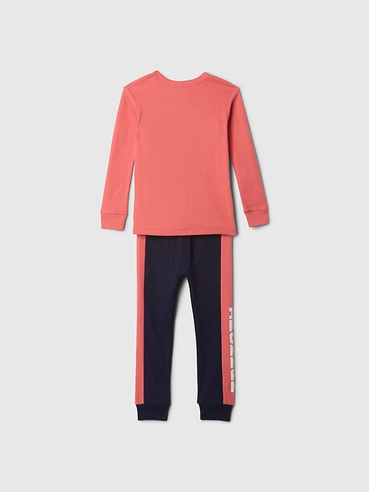 ensemble pyjama bébé et tout-petit marvel en coton bio brossé
