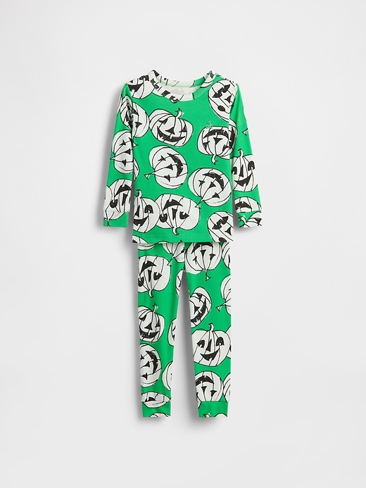ensemble pyjama dhalloween en coton bio brossé pour bébé et tout-petit