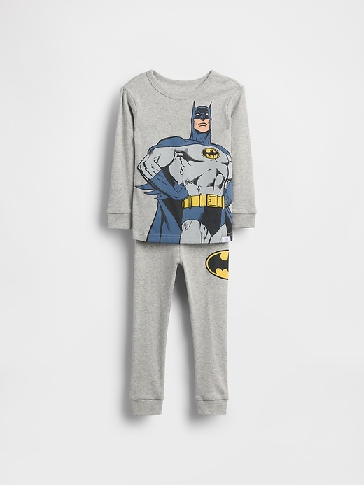 ensemble pyjama batman en coton bio brossé pour bébé et tout-petit