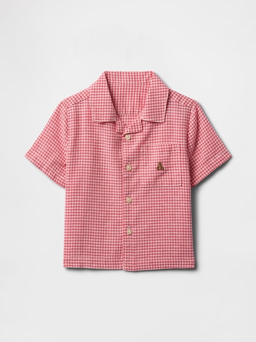 chemise cabana en lin et coton pour bébé et tout-petit