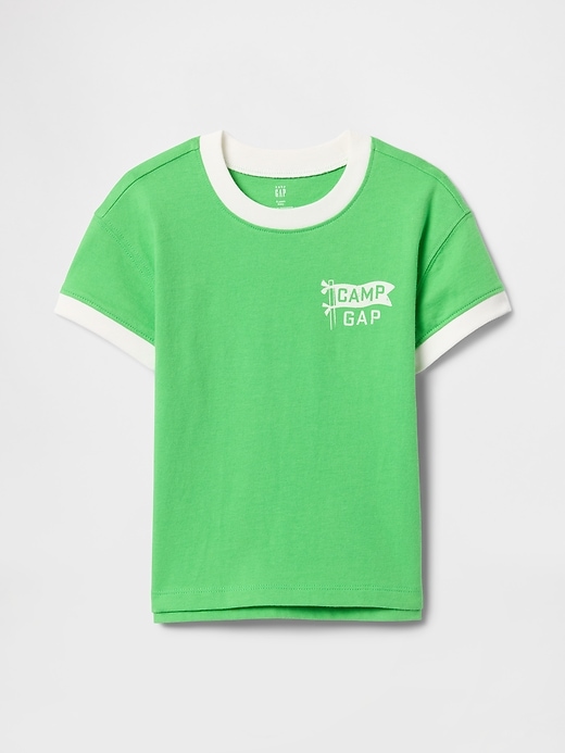 t-shirt à col rond pour bébé et tout-petit - camp gap
