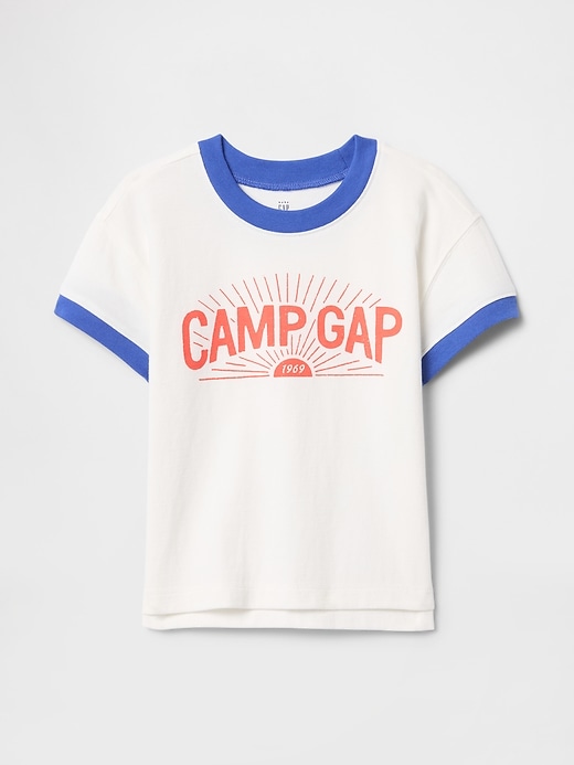 t-shirt à col rond pour bébé et tout-petit - camp gap