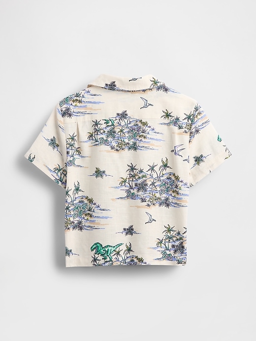 chemise cabana en lin et coton pour bébé et tout-petit