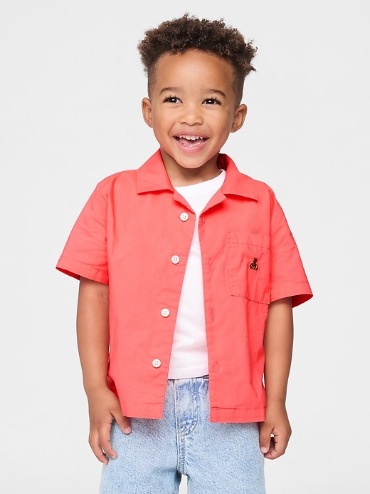 chemise cabana en coton biologique pour bébé et tout-petit