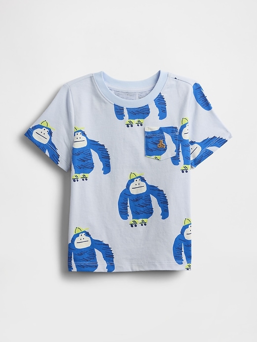 t-shirt à poche pour bébé et tout-petit à assortir
