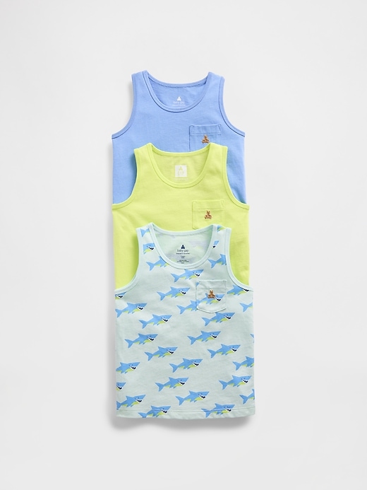 débardeur à poches mix match pour bébé et tout-petit lot de 3