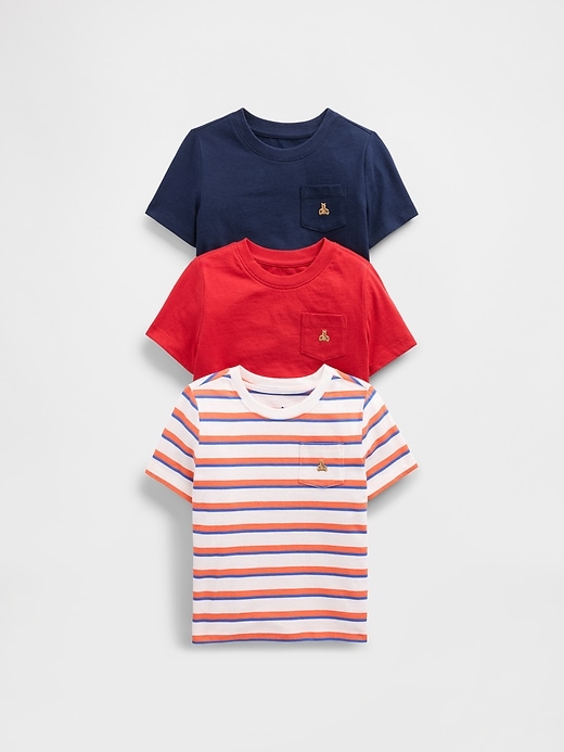t-shirts à poche pour bébés et tout-petits à assortir selon vos envies lot de 3