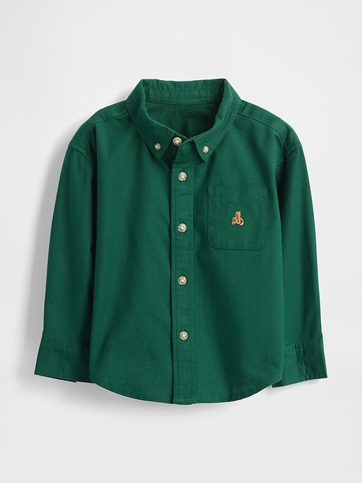 chemise oxford surdimensionnée pour bébé et tout-petit