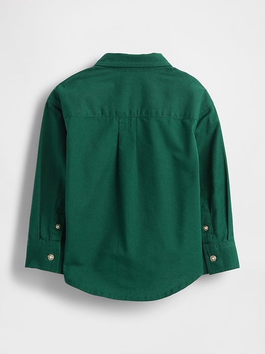 chemise oxford surdimensionnée pour bébé et tout-petit