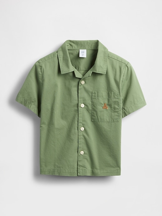chemise cabana en popeline de coton biologique pour bébé et tout-petit