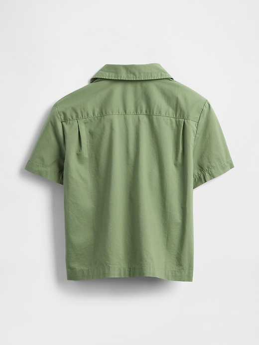 chemise cabana en popeline de coton biologique pour bébé et tout-petit