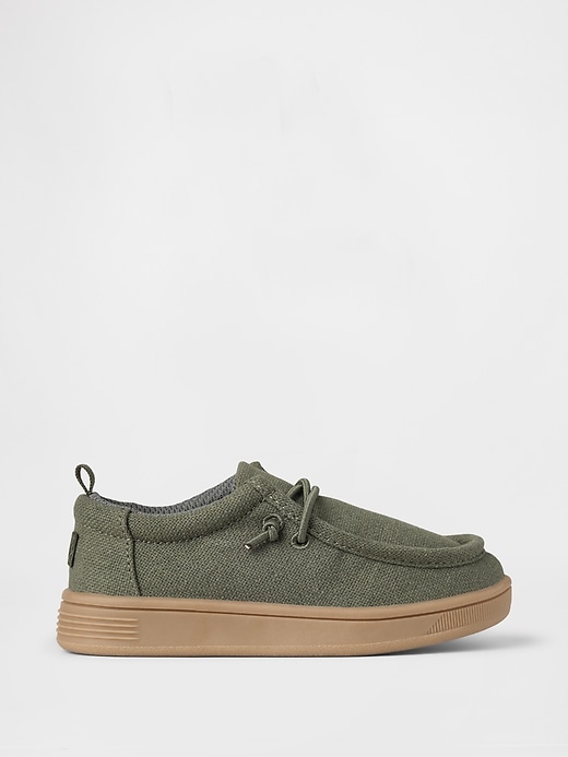 baskets mocassins en chambray pour bébés et tout-petits