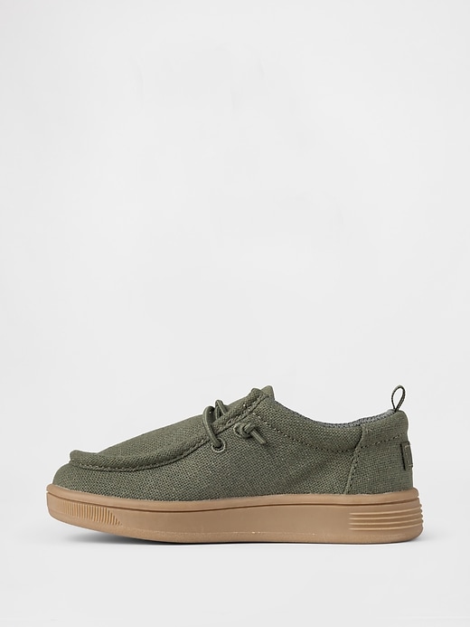 baskets mocassins en chambray pour bébés et tout-petits