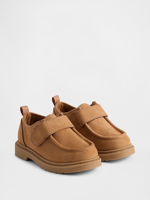 mocassins en daim végétalien pour tout-petits