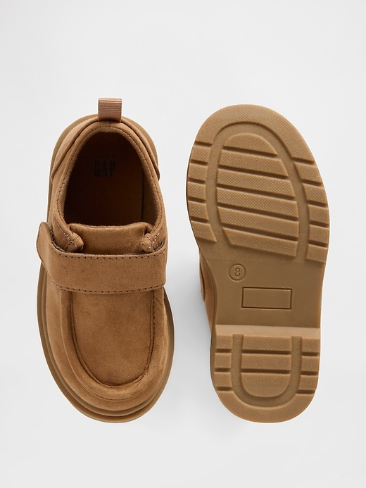 mocassins en daim végétalien pour tout-petits