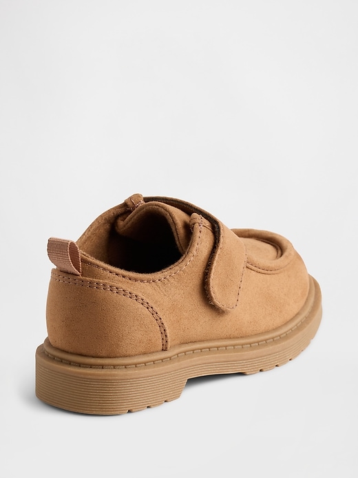 mocassins en daim végétalien pour tout-petits
