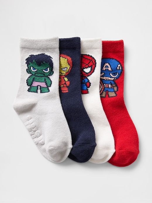 chaussettes marvel pour bébés et tout-petits paquet de 4