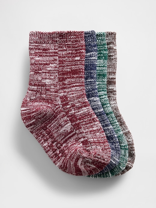 chaussettes chinées pour bébés et tout-petits paquet de 4