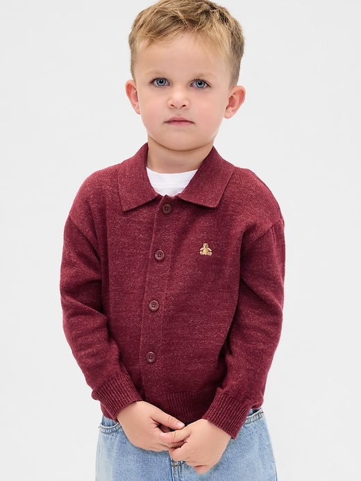 pull à col boutonné pour bébé et tout-petit