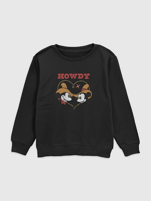 sweat-shirt à col rond mickey et ses amis pour tout-petit