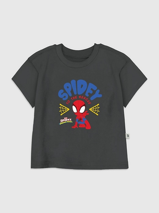 t-shirt graphique spider-man enfant et ses amis super-héros