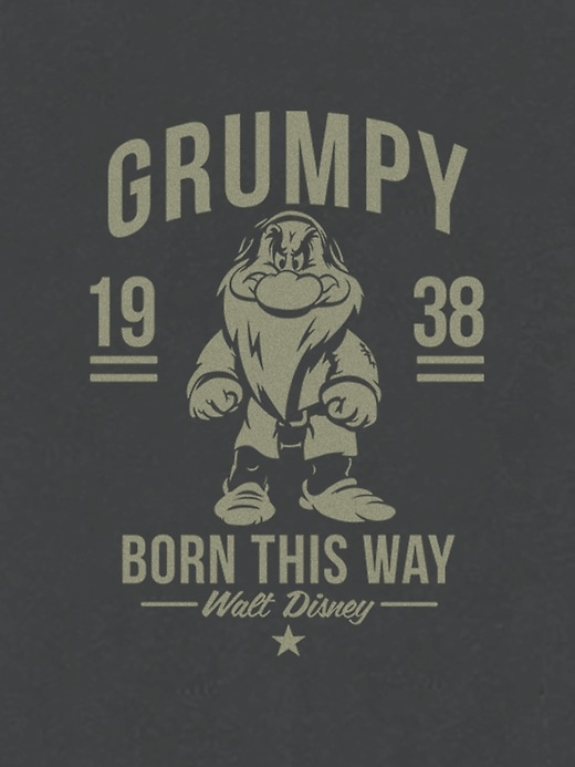 t-shirt graphique blanche-neige grincheux pour tout-petit