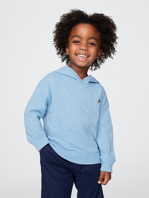 t-shirt à capuche en coton biologique pour bébés et tout-petits