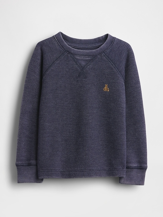 pull texturé à col rond pour bébé et tout-petit