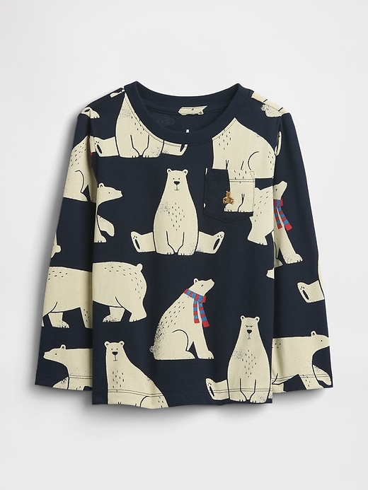 t-shirt à poche pour bébé et tout-petit à assortir