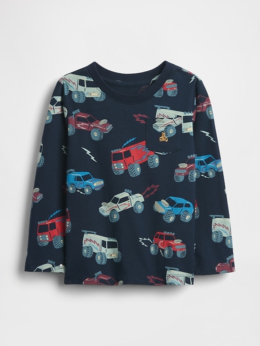 t-shirt à poche pour bébé et tout-petit à assortir