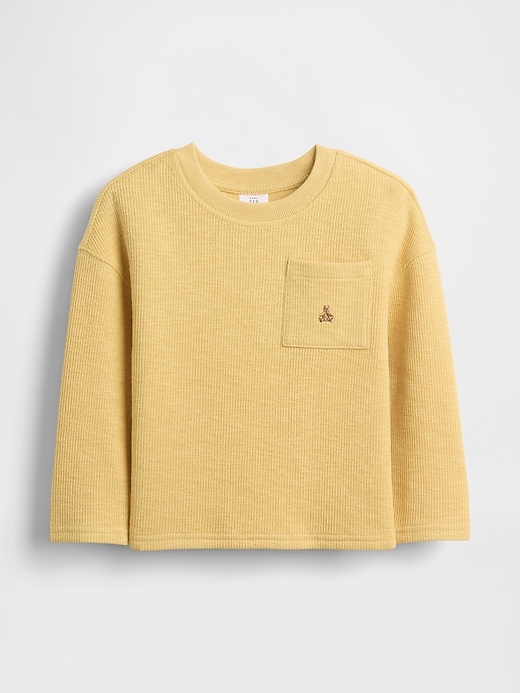 t-shirt à poche côtelée pour bébé et tout-petit