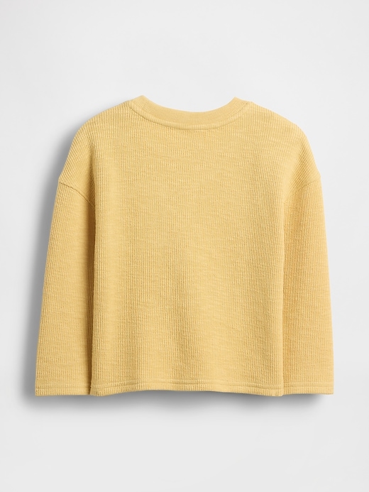 t-shirt à poche côtelée pour bébé et tout-petit